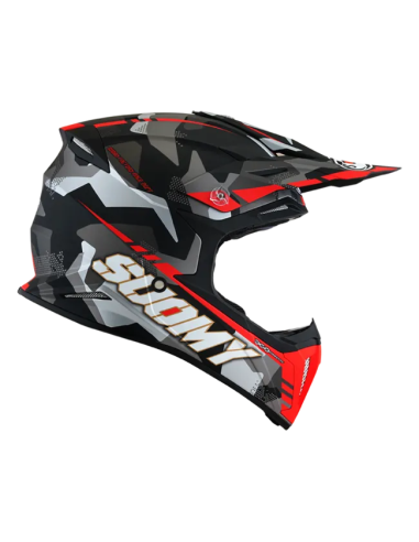 Casco SUOMY X-Wing Camouflager Matt Rojo