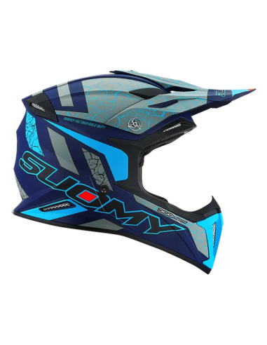 Casco SUOMY X-Wing Reel Matt Azul Fluo