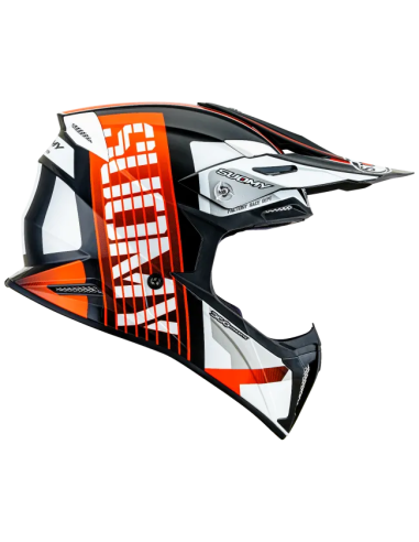 Casco SUOMY X-Wing Amped Negro/Naranja