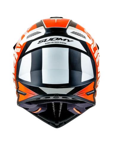 Casco SUOMY X-Wing Amped Negro/Naranja