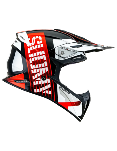Casco SUOMY X-Wing Amped Negro/Rojo