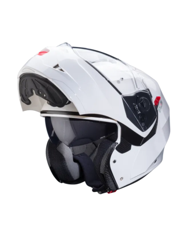 Casco CABERG Duke X Blanco Metalizado