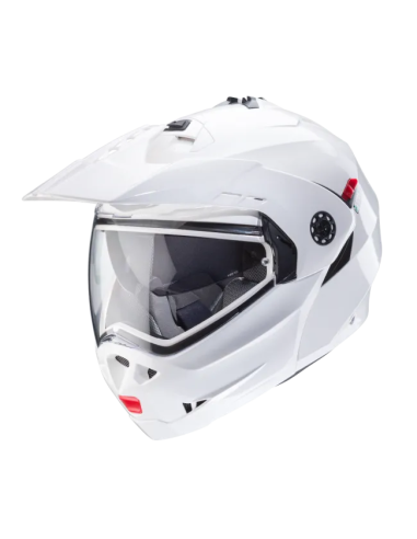 Casco CABERG TourMax X Blanco Metalizado
