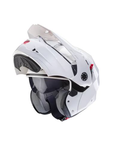 Casco CABERG TourMax X Blanco Metalizado
