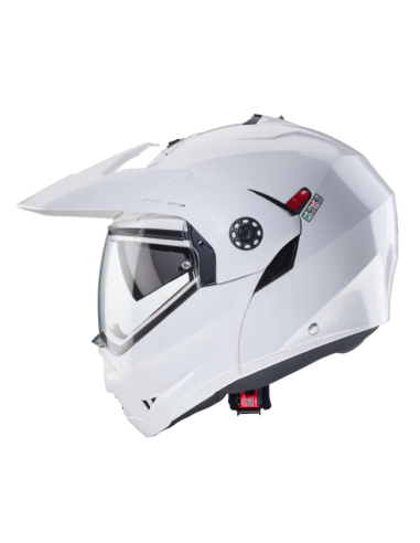 Casco CABERG TourMax X Blanco Metalizado