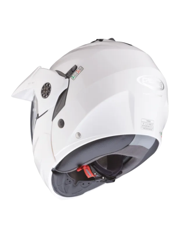 Casco CABERG TourMax X Blanco Metalizado
