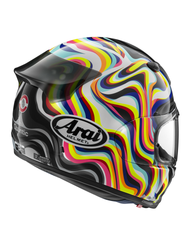 Casco ARAI Quantic Swirl Blanco