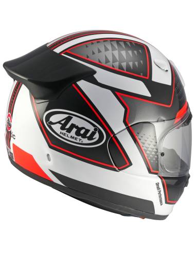Casco ARAI Quantic Giu Rojo