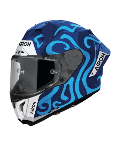 Casco AIROH GP 800 Swain Blue Gloss