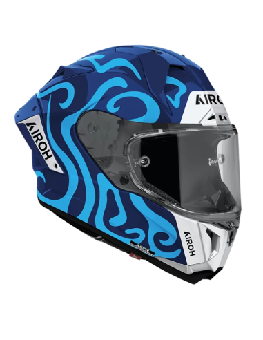 Casco AIROH GP 800 Swain Blue Gloss