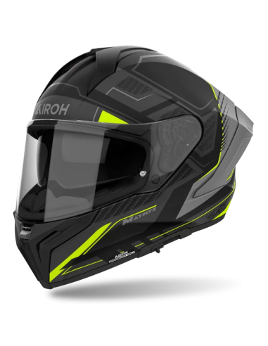 Casco AIROH Matryx Rocket Amarillo...