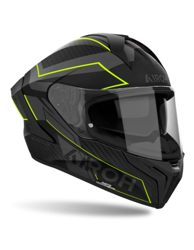 Casco AIROH Matryx Sentinel Yellow Matt
