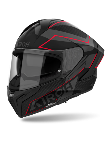 Casco AIROH Matryx Sentinel Rojo Mate