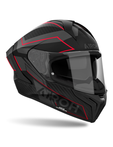 Casco AIROH Matryx Sentinel Rojo Mate