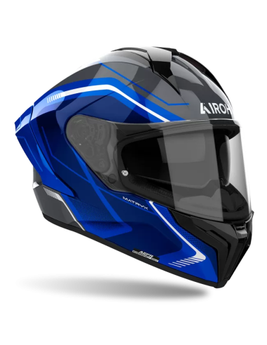 Casco AIROH Matryx Wide Azul Brillo