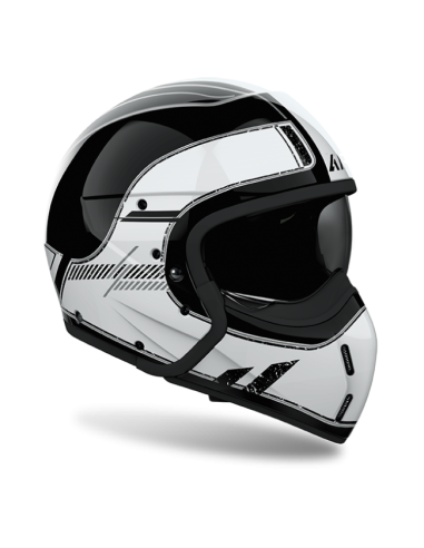 Casco AIROH J110 Raster White Gloss