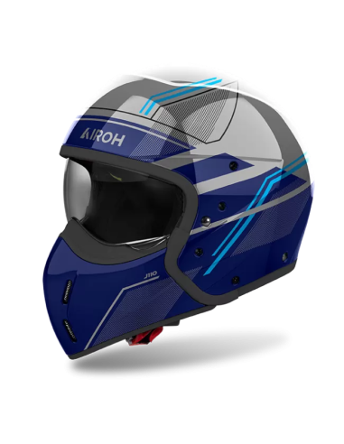 Casco AIROH J110 Slim Azul Brillo
