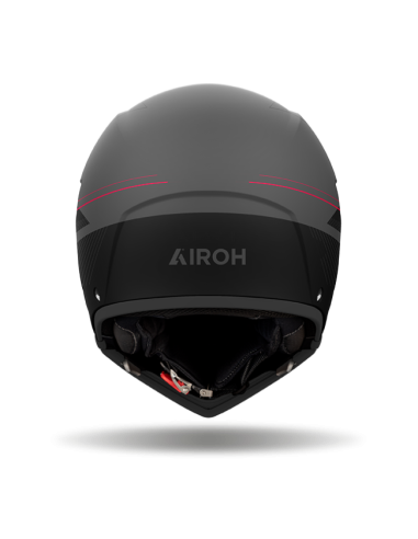 Casco AIROH J110 Slim Rojo Brillo