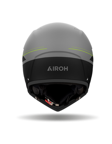Casco AIROH J110 Slim Amarillo Fluo Mate