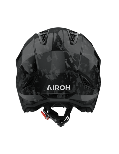 Casco AIROH TRR II Carbon Brillo