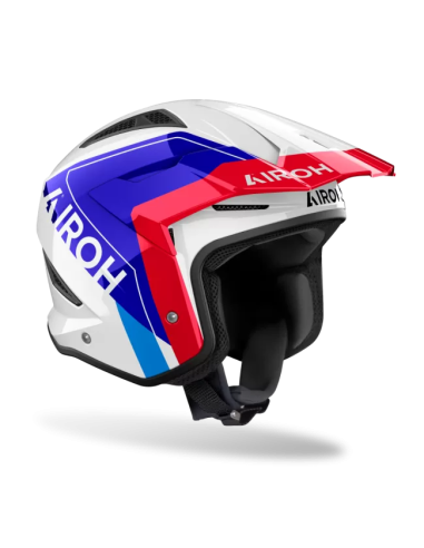 Casco AIROH TRR II Hunt Azul/Rojo Brillo