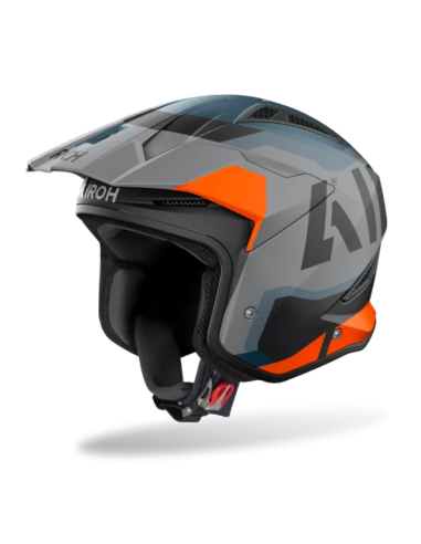 Casco AIROH TRR II Jupiter Naranja Mate