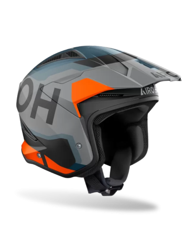 Casco AIROH TRR II Jupiter Naranja Mate