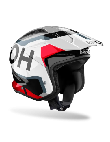 Casco AIROH TRR II Jupiter Rojo Brillo