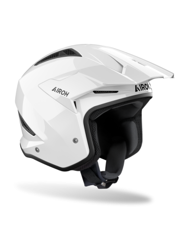 Casco AIROH TRR II Color Blanco Brillo