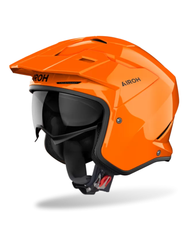 Casco AIROH Kombakt Color Naranja Brillo