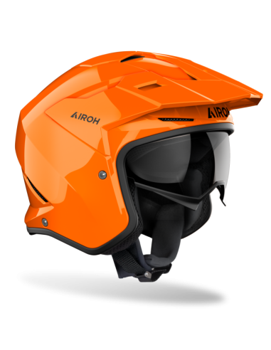 Casco AIROH Kombakt Color Naranja Brillo