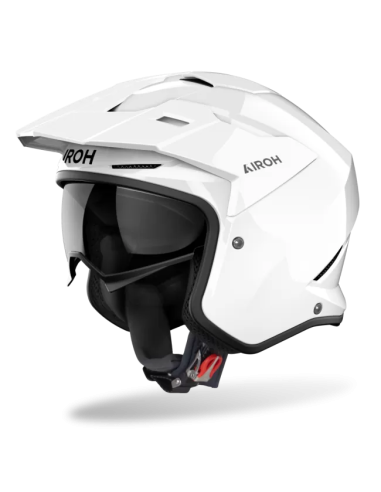 Casco AIROH Kombakt Color Blanco Brillo
