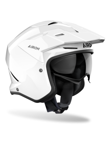 Casco AIROH Kombakt Color Blanco Brillo