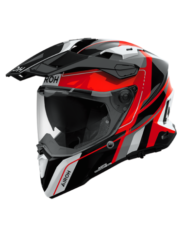 Casco AIROH Commander 2 Skip Rojo Brillo