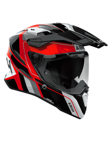 Casco AIROH Commander 2 Skip Rojo Brillo