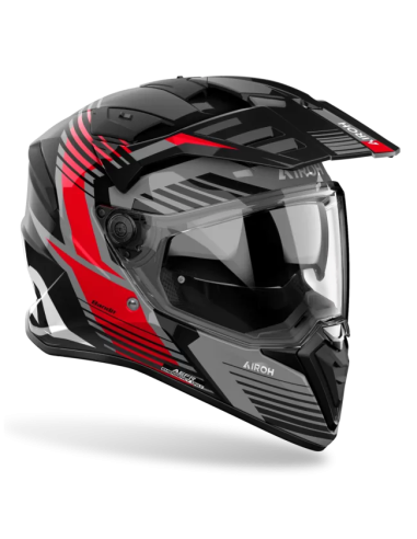 Casco AIROH Bandit Spicy Rojo Brillo