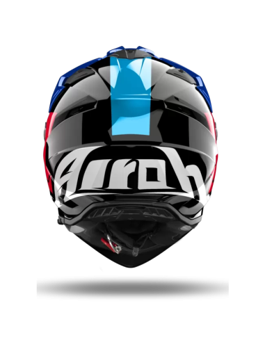Casco AIROH Bandit Tune Azul/Rojo Brillo