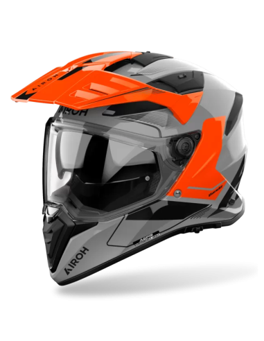 Casco AIROH Bandit Tune Naranja Brillo