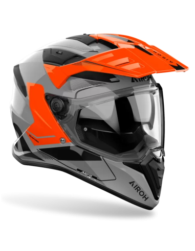 Casco AIROH Bandit Tune Naranja Brillo