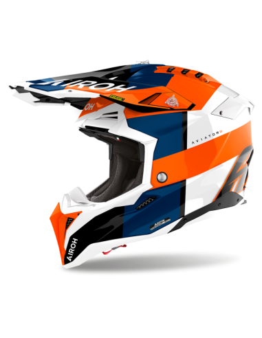 Casco AIROH Aviator 3 Monarch Orange...