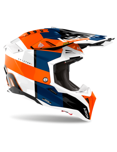 Casco AIROH Aviator 3 Monarch Orange...