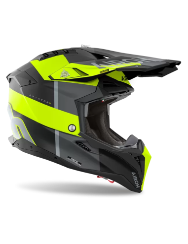 Casco AIROH Aviator 3 Monarch Yellow...
