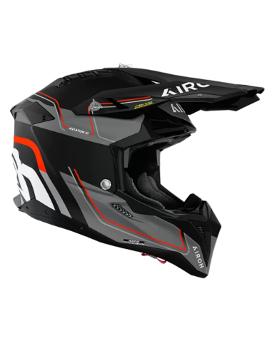 Casco AIROH Aviator 3 Leader Orange Matt