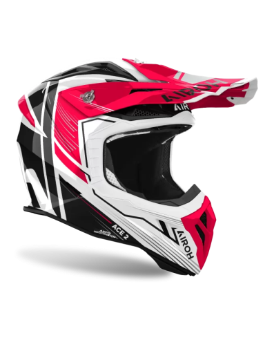 Casco AIROH Aviator Ace 2 Engine Red...