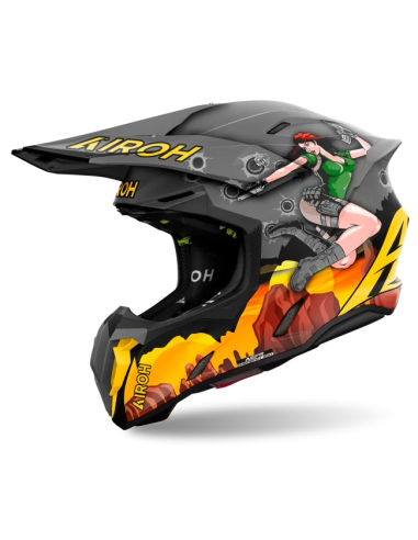 Casco AIROH Twist 3 Adventure Matt