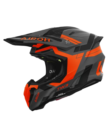 Casco AIROH Twist 3 Dynasty Orange Matt