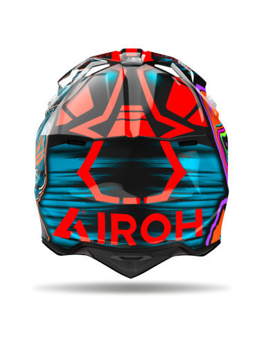 Casco AIROH Wraaap Cyber Orange Gloss