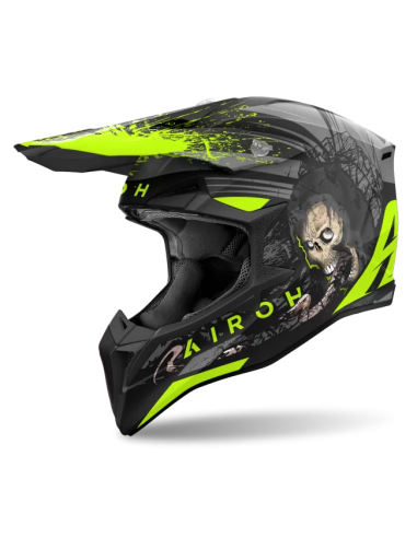 Casco AIROH Wraaap Darkness Matt