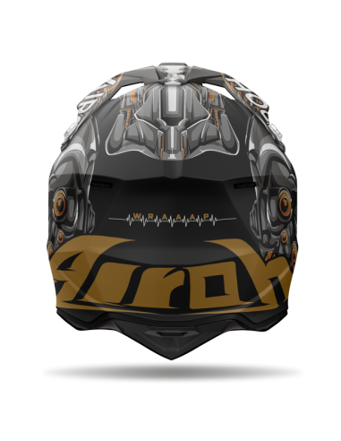 Casco AIROH Wraaap Cyborg Matt