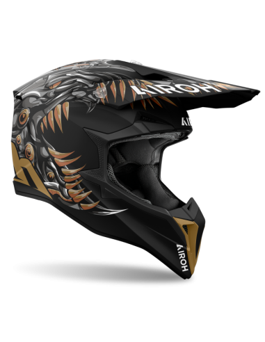 Casco AIROH Wraaap Cyborg Matt